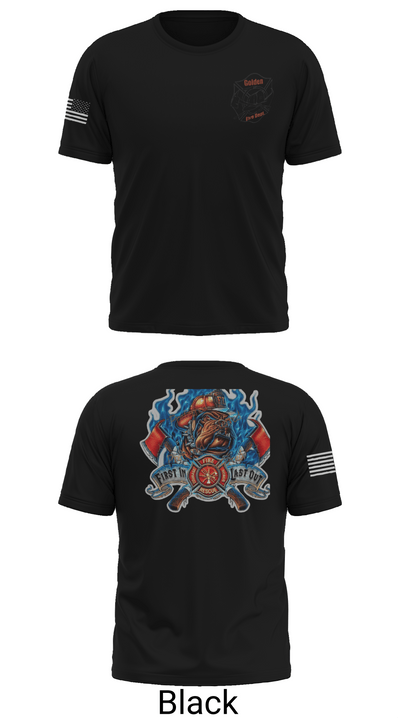 Golden Fire Dept. 85481633 Old School Cotton Feel Shirt - 30
