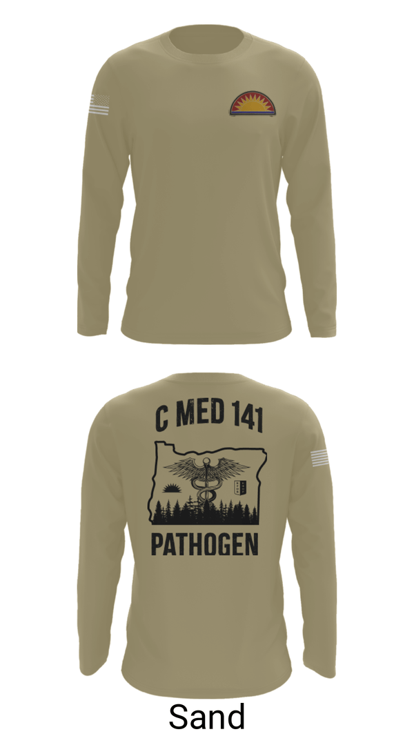 Long Sleeve Performance Shirt, C Med, National Guard, Teamtime, Team time, sublimation, custom sports apparel, team uniforms, spirit wear, spiritwear, sports uniforms, custom shirts, team store, custom team store, fundraiser sports, apparel fundraiser