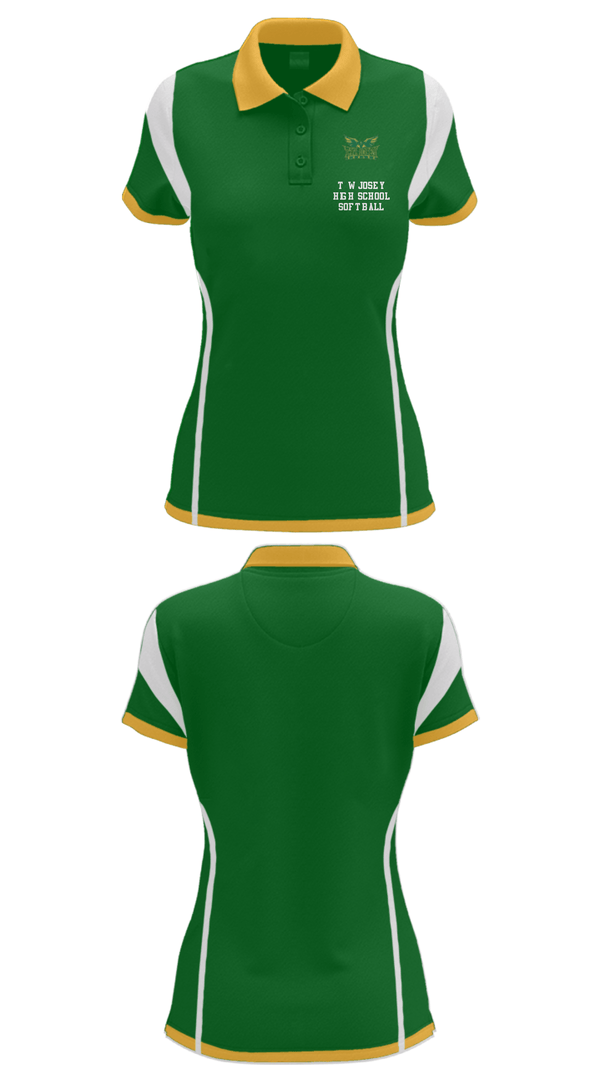 Women's Short Sleeve Performance Polo, T W Josey High School Softball, Softball, Teamtime, Team time, sublimation, custom sports apparel, team uniforms, spirit wear, spiritwear, sports uniforms, custom shirts, team store, custom team store, fundraiser sports, apparel fundraiser