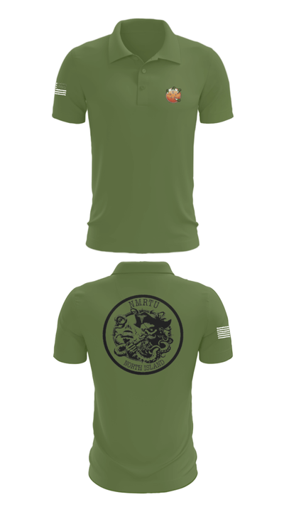 USS MAKIN ISLAND 57574160 Short Sleeve Performance Polo - 45