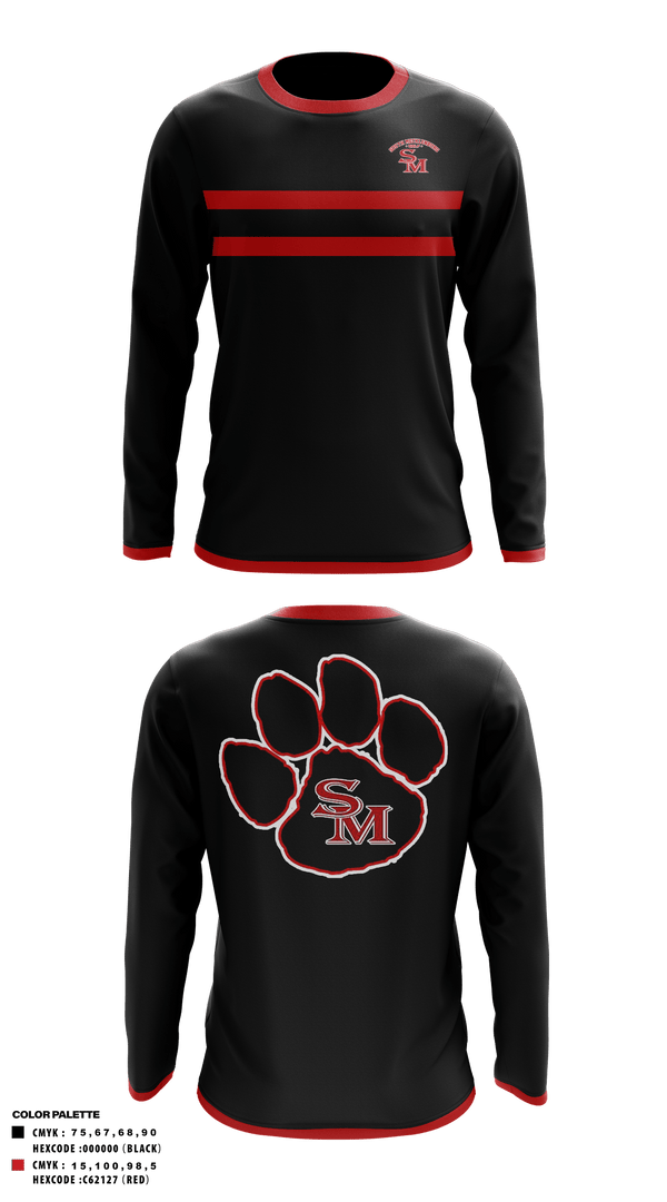 Long Sleeve Performance Shirt, South Meck Girls Golf, Golf, Teamtime, Team time, sublimation, custom sports apparel, team uniforms, spirit wear, spiritwear, sports uniforms, custom shirts, team store, custom team store, fundraiser sports, apparel fundraiser