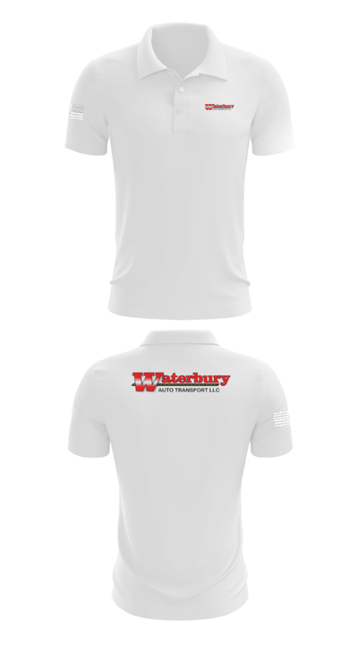 Waterbury Auto Transport 40524303 Short Sleeve Performance Polo - 9