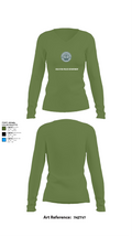 GOLD STAR POLICE DEPARTMENT 55137313 Women's Long Sleeve V-neck Shirt - 40