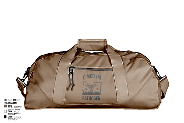 Duffle Bag, C MED 141, National Guard, Teamtime, Team time, sublimation, custom sports apparel, team uniforms, spirit wear, spiritwear, sports uniforms, custom shirts, team store, custom team store, fundraiser sports, apparel fundraiser