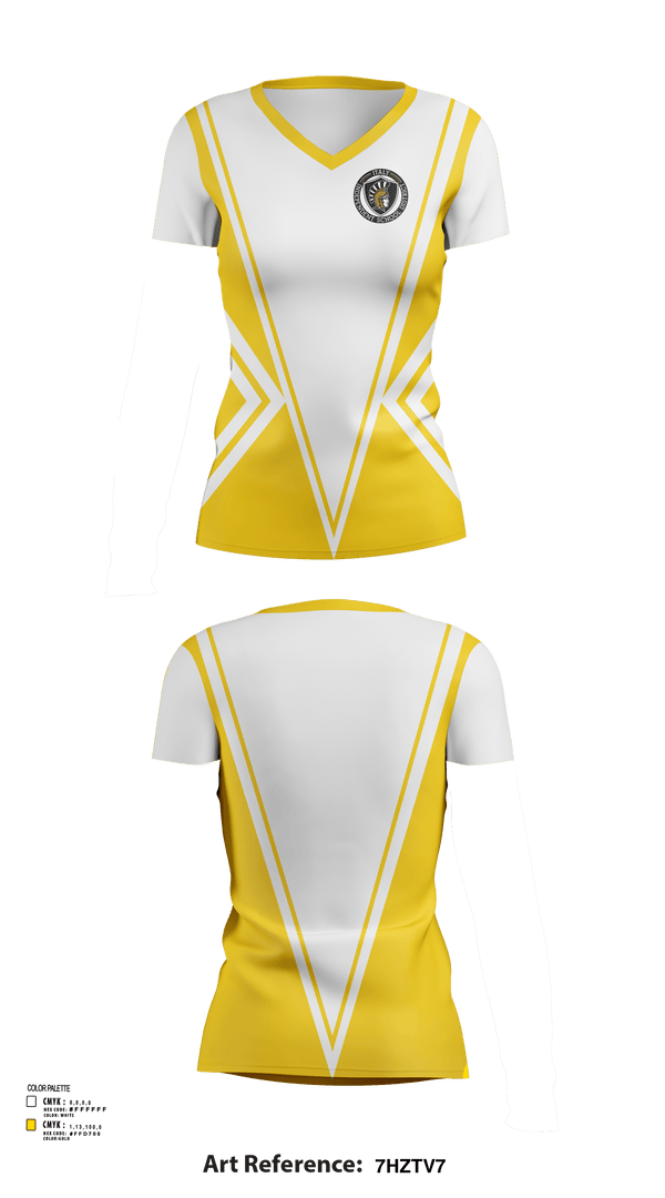 Womens Short Sleeve Vneck Shirt, Italy High School Cheer, Cheer, Teamtime, Team time, sublimation, custom sports apparel, team uniforms, spirit wear, spiritwear, sports uniforms, custom shirts, team store, custom team store, fundraiser sports, apparel fundraiser