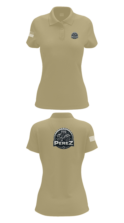 PÉREZ MOTORS 46833550 Women's Short Sleeve Performance Polo  - 43