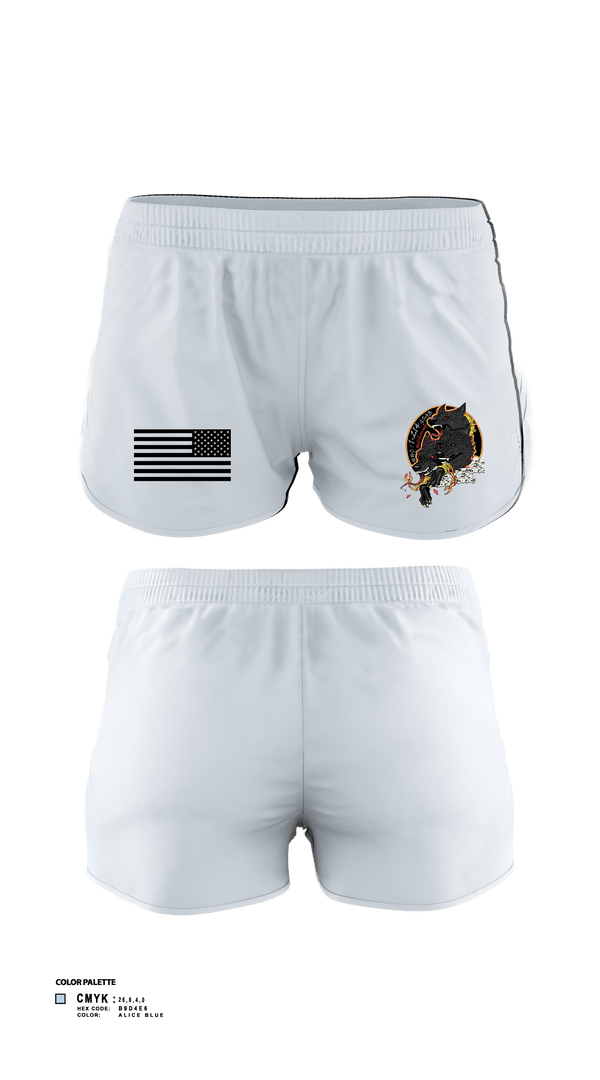 Women's Shorts, HHC/1-214 GSAB       Hellhounds, Army, Teamtime, Team time, sublimation, custom sports apparel, team uniforms, spirit wear, spiritwear, sports uniforms, custom shirts, team store, custom team store, fundraiser sports, apparel fundraiser