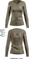 Narco Nook 16908383 Women's Long Sleeve V-neck Shirt - 2