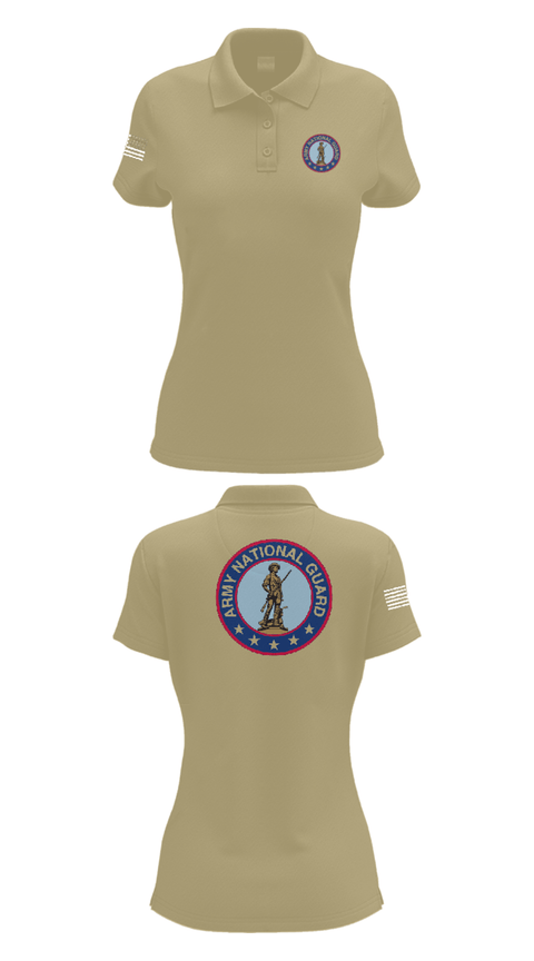 Women's Short Sleeve Performance Polo, Ben, National Guard, Teamtime, Team time, sublimation, custom sports apparel, team uniforms, spirit wear, spiritwear, sports uniforms, custom shirts, team store, custom team store, fundraiser sports, apparel fundraiser