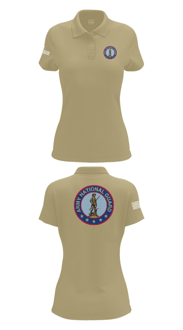 Women's Short Sleeve Performance Polo, Ben, National Guard, Teamtime, Team time, sublimation, custom sports apparel, team uniforms, spirit wear, spiritwear, sports uniforms, custom shirts, team store, custom team store, fundraiser sports, apparel fundraiser