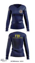FBI Citizens Academy 38142590 Women's Long Sleeve V-neck Shirt - 103