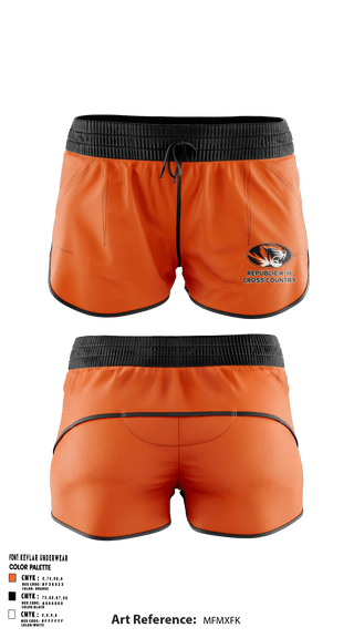 Track Shorts, Republic R-III High School Cross Country, Cross Country, Teamtime, Team time, sublimation, custom sports apparel, team uniforms, spirit wear, spiritwear, sports uniforms, custom shirts, team store, custom team store, fundraiser sports, apparel fundraiser