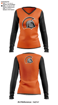 Gonzales High School Cheer 15084889 Women's Long Sleeve V-neck Shirt - 41