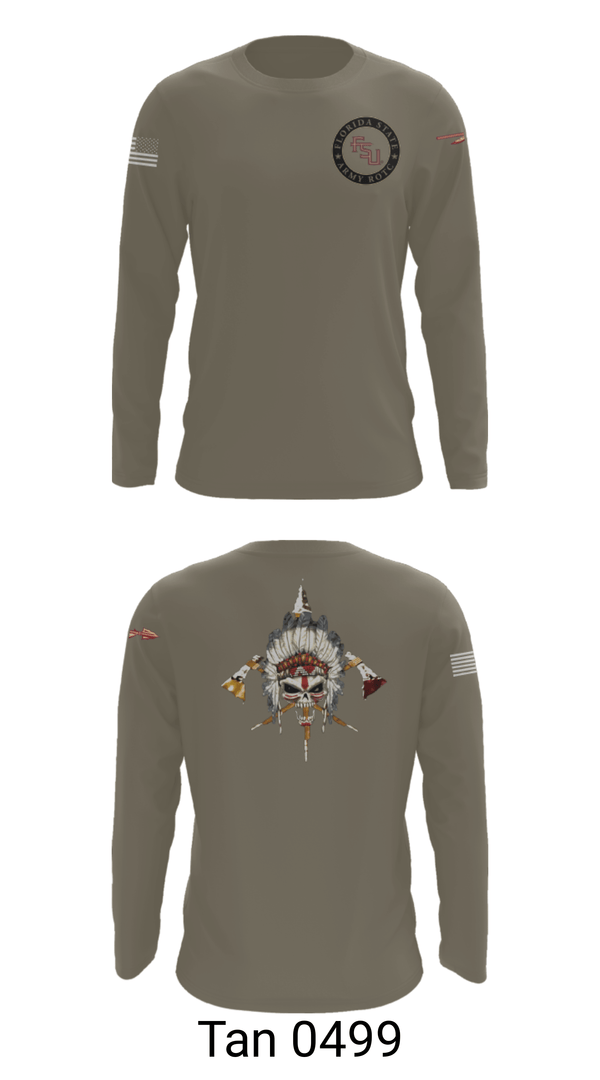 Long Sleeve Performance Shirt, Seminole Battalion, Army, Teamtime, Team time, sublimation, custom sports apparel, team uniforms, spirit wear, spiritwear, sports uniforms, custom shirts, team store, custom team store, fundraiser sports, apparel fundraiser