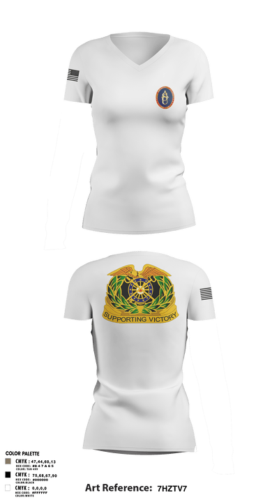 ALC 55179644 Women's Short Sleeve V-neck Shirt - 2