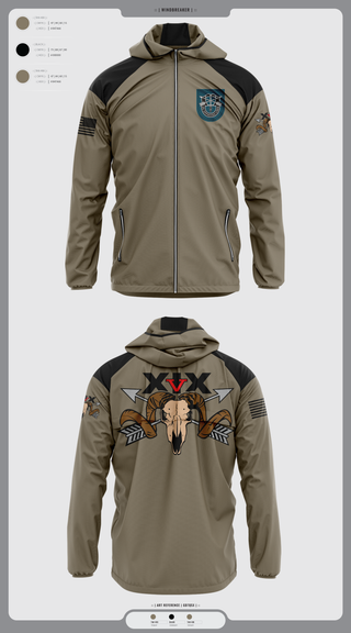 Windbreaker, 5/19th SFG, National Guard, Teamtime, Team time, sublimation, custom sports apparel, team uniforms, spirit wear, spiritwear, sports uniforms, custom shirts, team store, custom team store, fundraiser sports, apparel fundraiser