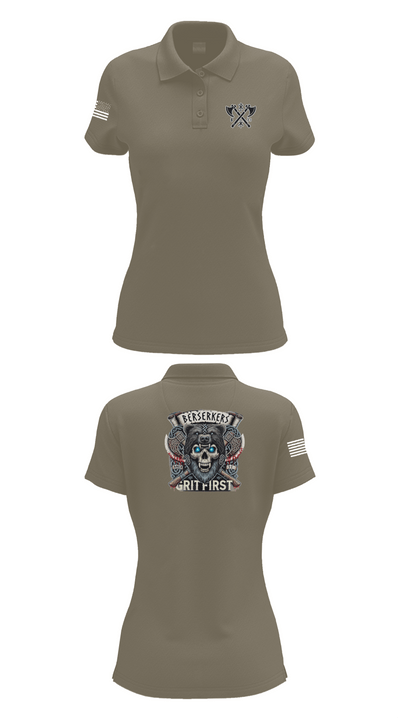 Baker 3-509th 3rd Plt 1st squad 60073036 Women's Short Sleeve Performance Polo  - 75