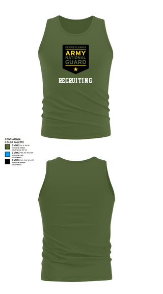 Tank Top, Recruiting, National Guard, Teamtime, Team time, sublimation, custom sports apparel, team uniforms, spirit wear, spiritwear, sports uniforms, custom shirts, team store, custom team store, fundraiser sports, apparel fundraiser