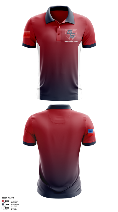 Grand Slam Alabama 25329763 Short Sleeve Performance Polo - 1