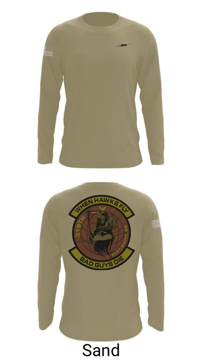 319th Maintenance Squadron 60744056 Long Sleeve Performance Shirt - 86