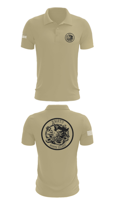 USS MAKIN ISLAND 57574160 Short Sleeve Performance Polo - 83