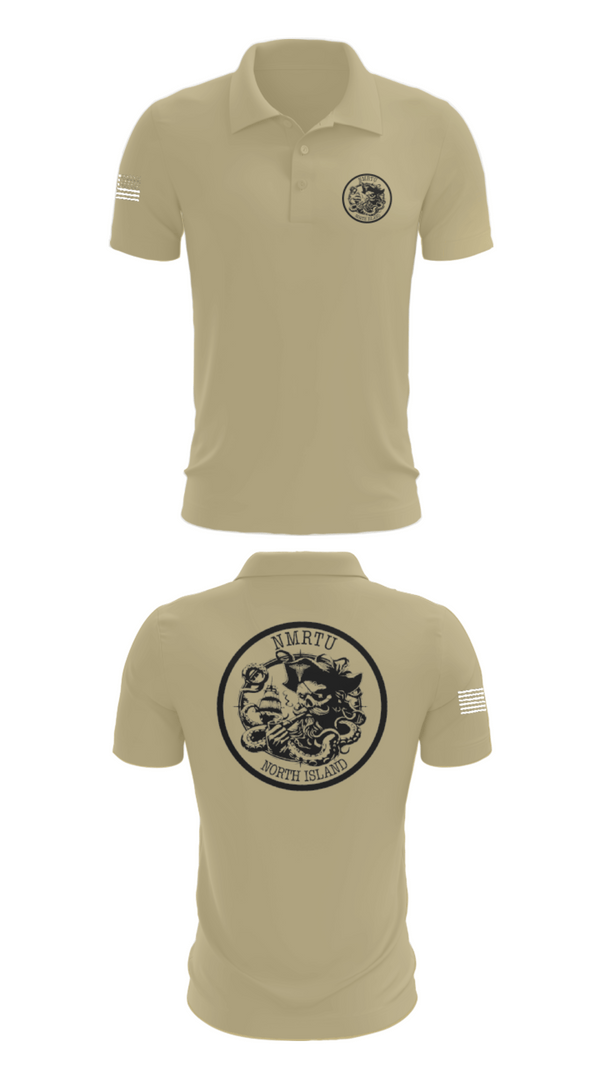 Short Sleeve Performance Polo, USS MAKIN ISLAND, Navy, Teamtime, Team time, sublimation, custom sports apparel, team uniforms, spirit wear, spiritwear, sports uniforms, custom shirts, team store, custom team store, fundraiser sports, apparel fundraiser