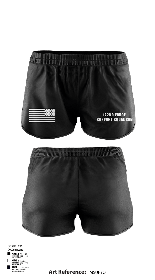 Ranger Panties, 122nd Force Support Squadron, Air Force, Teamtime, Team time, sublimation, custom sports apparel, team uniforms, spirit wear, spiritwear, sports uniforms, custom shirts, team store, custom team store, fundraiser sports, apparel fundraiser