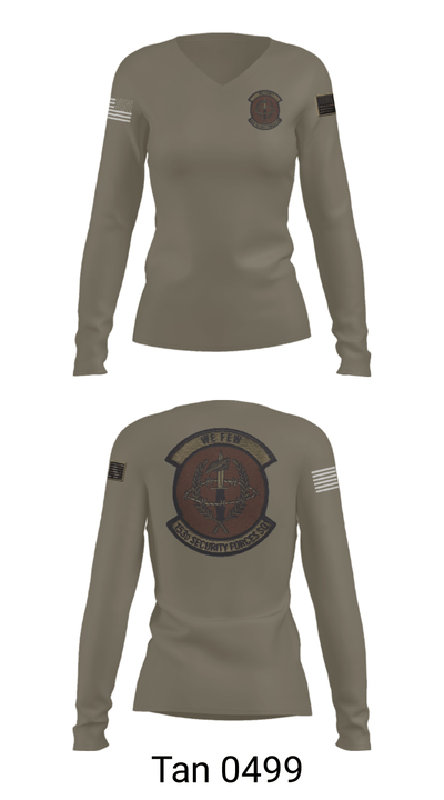 153 SFS 68051752 Women's Long Sleeve V-neck Shirt - 43