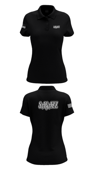Women's Short Sleeve Performance Polo, SAGAZZ, Baseball, Teamtime, Team time, sublimation, custom sports apparel, team uniforms, spirit wear, spiritwear, sports uniforms, custom shirts, team store, custom team store, fundraiser sports, apparel fundraiser