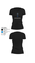 Oconto High School Basketball 74094120 Women's Short Sleeve V-neck Shirt - 9