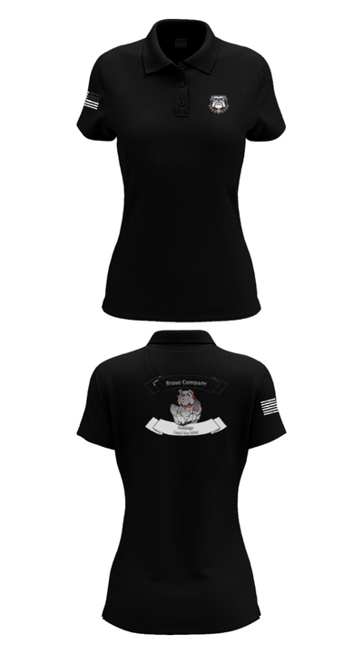 16TH ordnance Bravo Company 57552298 Women's Short Sleeve Performance Polo  - 35