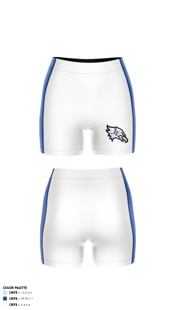 Womens Shorts, Jordan-Elbridge High School Volleyball, Women's Volleyball, Teamtime, Team time, sublimation, custom sports apparel, team uniforms, spirit wear, spiritwear, sports uniforms, custom shirts, team store, custom team store, fundraiser sports, apparel fundraiser