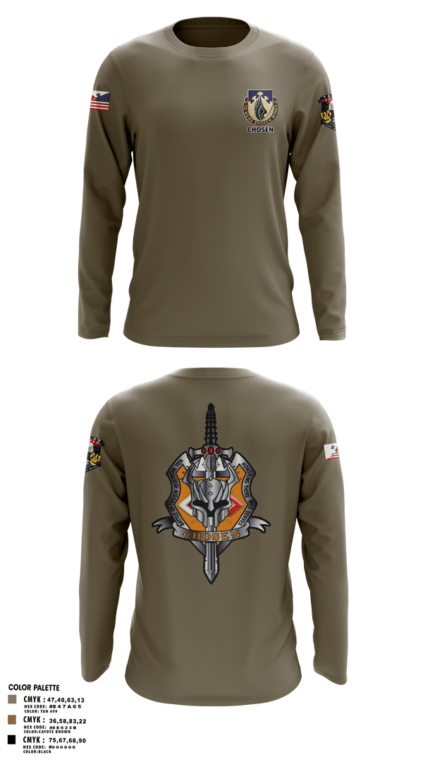 Long Sleeve Performance Polo, C-Co 602D ASB, Army, Teamtime, Team time, sublimation, custom sports apparel, team uniforms, spirit wear, spiritwear, sports uniforms, custom shirts, team store, custom team store, fundraiser sports, apparel fundraiser