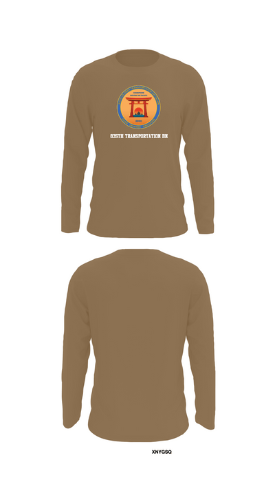 835th Transportation BN 83233683 Long Sleeve Performance Shirt - 12