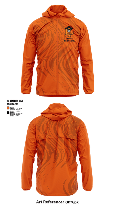 Lefors High School 24546548 Windbreaker - 1