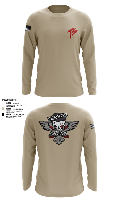 Terro Squad 89875983 Long Sleeve Performance Shirt - 4