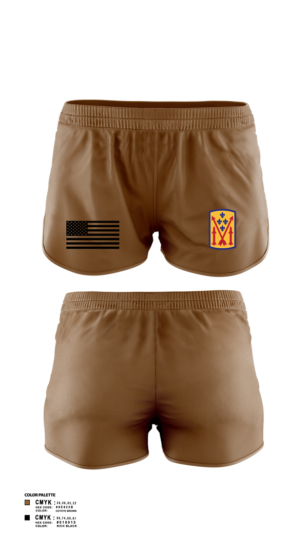 Womens Shorts, Bravo 1-57 ADAR, Army, Teamtime, Team time, sublimation, custom sports apparel, team uniforms, spirit wear, spiritwear, sports uniforms, custom shirts, team store, custom team store, fundraiser sports, apparel fundraiser