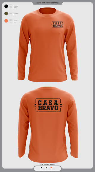 Long Sleeve Performance Shirt, Casa Bravo, , Teamtime, Team time, sublimation, custom sports apparel, team uniforms, spirit wear, spiritwear, sports uniforms, custom shirts, team store, custom team store, fundraiser sports, apparel fundraiser