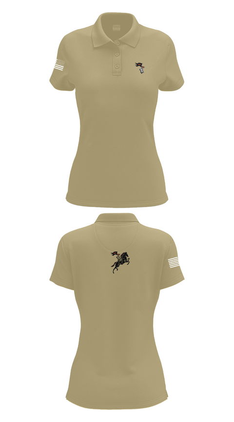 Womens Short Sleeve Performance Polo, Oklahoma State University Ranger Challenge, Army, Teamtime, Team time, sublimation, custom sports apparel, team uniforms, spirit wear, spiritwear, sports uniforms, custom shirts, team store, custom team store, fundraiser sports, apparel fundraiser