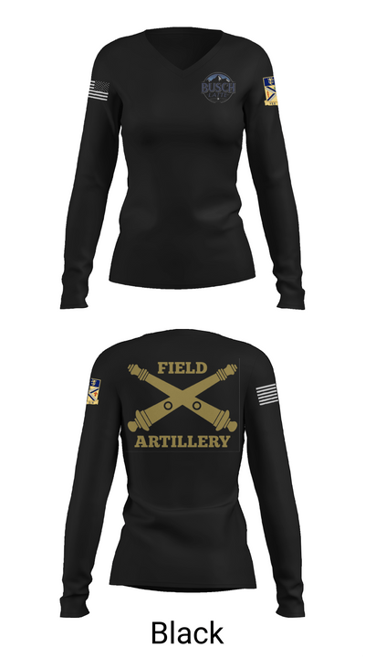 Busch Latte 70590325 Women's Long Sleeve V-neck Shirt - 37