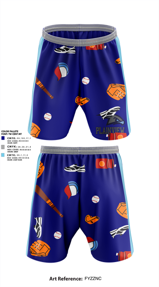 Athletic Shorts With Pockets, Plainview Little League, Baseball, Teamtime, Team time, sublimation, custom sports apparel, team uniforms, spirit wear, spiritwear, sports uniforms, custom shirts, team store, custom team store, fundraiser sports, apparel fundraiser