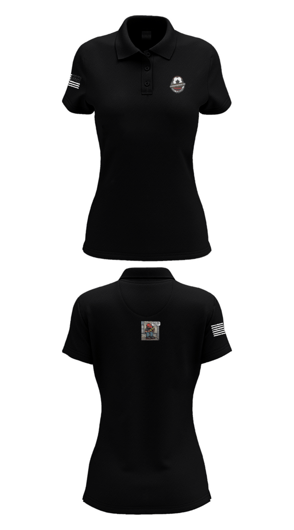Women's Short Sleeve Performance Polo, Condominio FC, Men's Soccer, Teamtime, Team time, sublimation, custom sports apparel, team uniforms, spirit wear, spiritwear, sports uniforms, custom shirts, team store, custom team store, fundraiser sports, apparel fundraiser