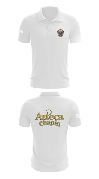 Short Sleeve Performance Polo, Azteca FC, Men's Soccer, Teamtime, Team time, sublimation, custom sports apparel, team uniforms, spirit wear, spiritwear, sports uniforms, custom shirts, team store, custom team store, fundraiser sports, apparel fundraiser
