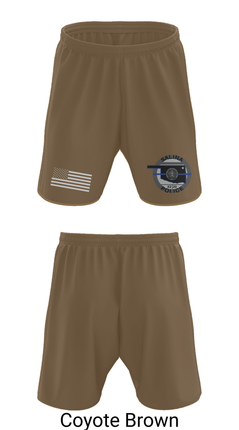 Athletic Shorts With Pockets, Salina Police Department, Police, Teamtime, Team time, sublimation, custom sports apparel, team uniforms, spirit wear, spiritwear, sports uniforms, custom shirts, team store, custom team store, fundraiser sports, apparel fundraiser