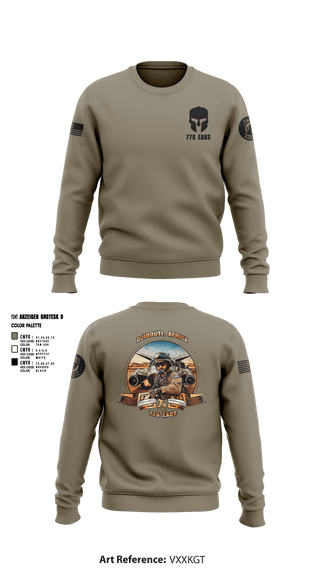 Crew Neck Sweatshirt, 776 EABS, Air Force, Teamtime, Team time, sublimation, custom sports apparel, team uniforms, spirit wear, spiritwear, sports uniforms, custom shirts, team store, custom team store, fundraiser sports, apparel fundraiser