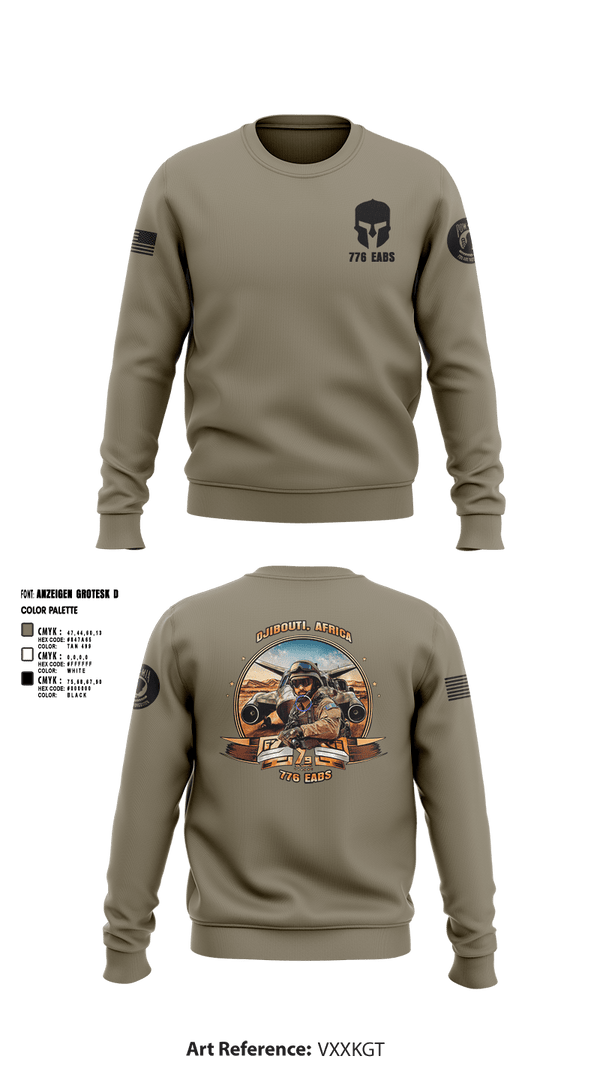 Crew Neck Sweatshirt, 776 EABS, Air Force, Teamtime, Team time, sublimation, custom sports apparel, team uniforms, spirit wear, spiritwear, sports uniforms, custom shirts, team store, custom team store, fundraiser sports, apparel fundraiser