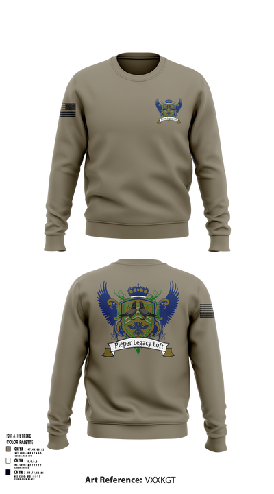 Pieper Legacy Loft 73382173 Crew Neck Sweatshirt - 104