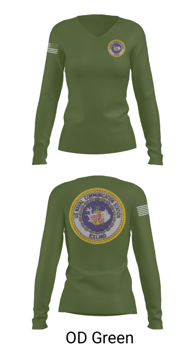 NAVCOMSTA Iceland 85823071 Women's Long Sleeve V-neck Shirt - 54