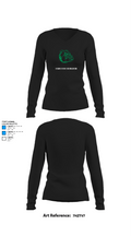 Boling High School Cheer 34763334 Women's Long Sleeve V-neck Shirt - 34