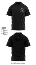 Colorado Lightning Basketball Club 24894382 Short Sleeve Performance Shirt with hood - 2